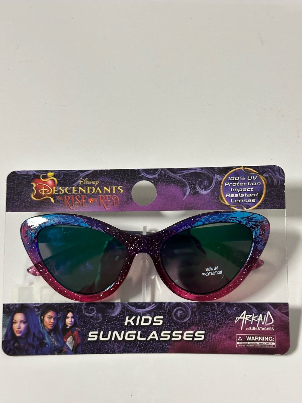 Disney Descendants Glitter Cat-Eye Sunglasses - Purple & Blue